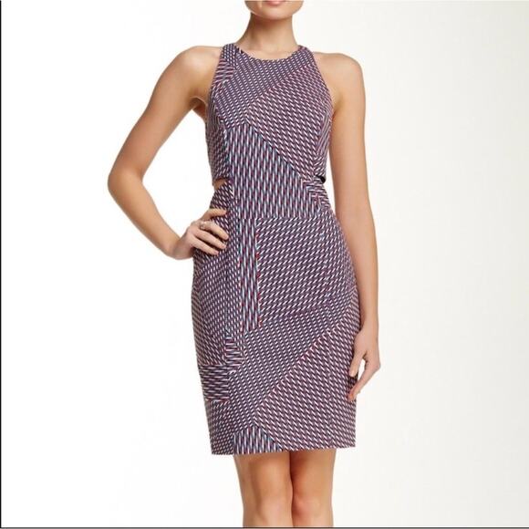 1. State Geometric Cutout Dress - Picture 7 of 7